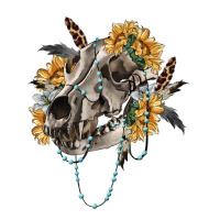 Boho wolf skull | Teevron