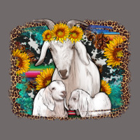 Goat Family With Sunflowers Western Serape Turquoise Background Urban Hoodie | Teevron