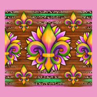 Mardi Gras Sunflowers Fleur, De Lis Glitter Leopard Background Urban Hoodie | Teevron