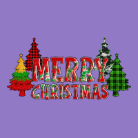 Merry Christmas Glitter Plaid Trees Urban Hoodie | Teevron