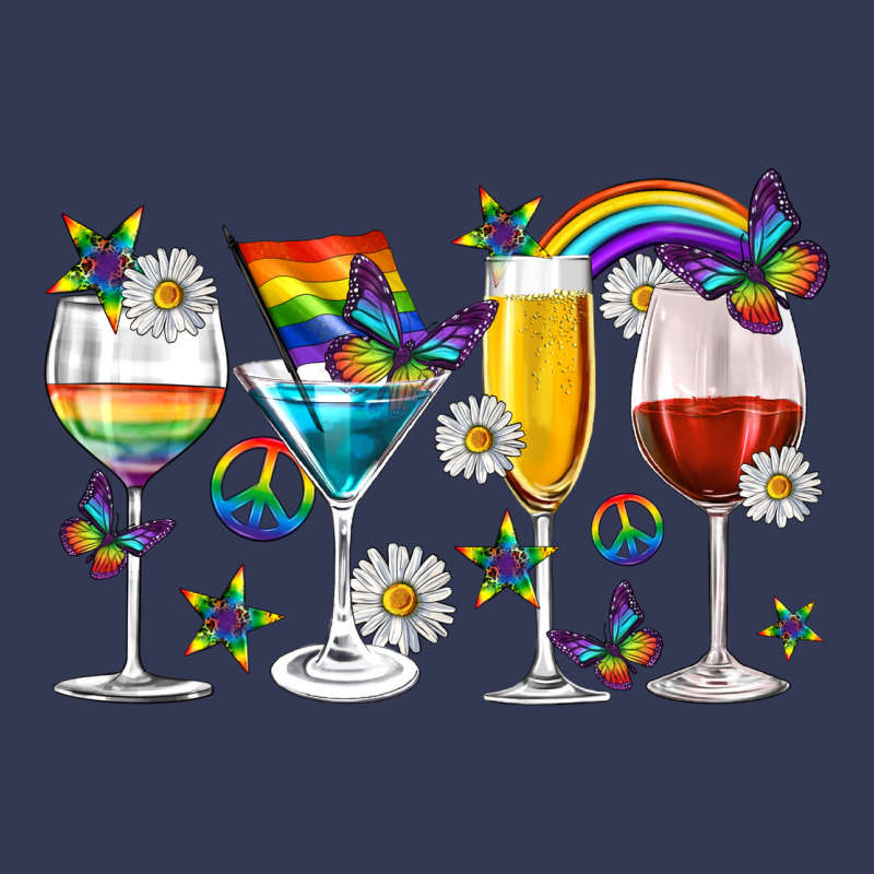 Pride Lgbtq Wine Cups And Glasses Heavyweight Hoodie by texasbilliewilder | Teevron