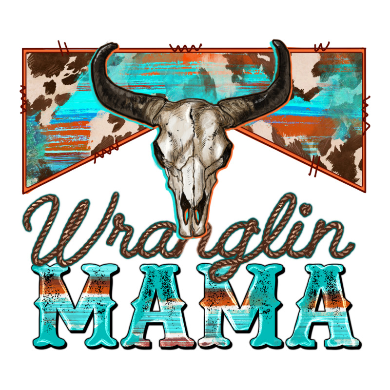 Wranglin Mama Heavyweight Hoodie by Zillion Design Studio | Teevron