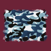 Blue Camouflage Background Long Sleeve Tee | Teevron
