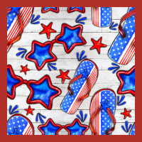 4th Of July Flip Flops Seamless Pattern Premium Hoodie | Teevron