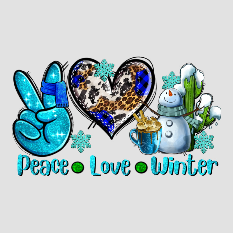 Peace Love Winter Ado Premium Hoodie by AdoDesignShop | Teevron