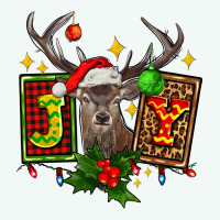 Joy With Reindeer Ado Premium Hoodie | Teevron