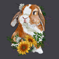 Bunny With Sunflowers Heavyweight Hoodie | Teevron