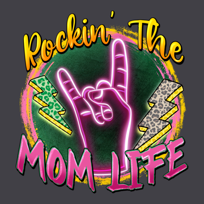 Rockin' The Mom Life Heavyweight Hoodie by Zillion Design Studio | Teevron