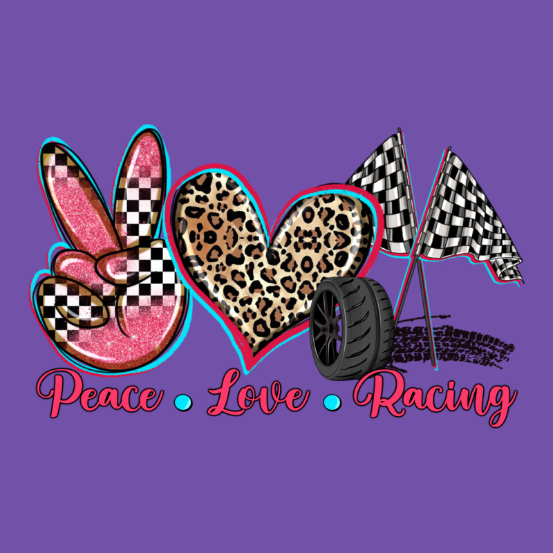 Peace Love Racing Premium Sweatshirt by Zillion Design Studio | Teevron