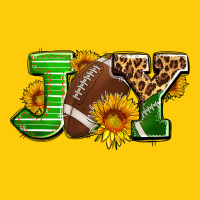 Joy With Football Ball And Sunflower Ado Premium Hoodie | Teevron