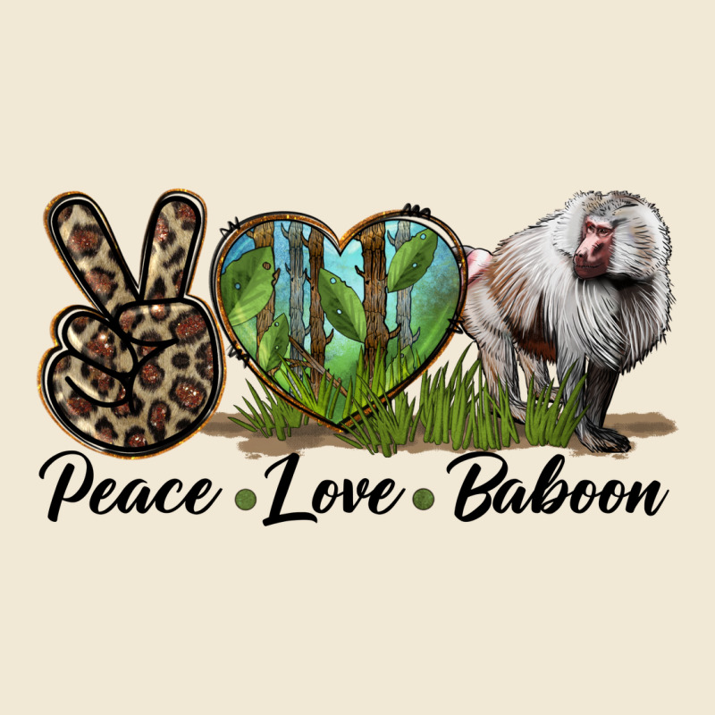 Leopard Peace Love Baboon Premium Tee by LillyAllenDesigns | Teevron