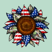 Sunflower American Flag Premium Hoodie | Teevron
