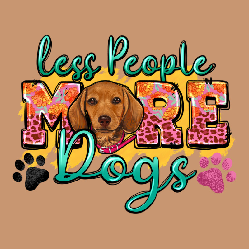 Less People More Dogs Heavyweight Hoodie by Zillion Design Studio | Teevron