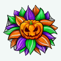 Sunflower Halloween Premium Hoodie | Teevron