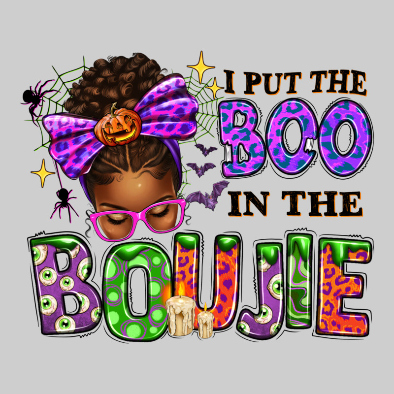 I Put The Boo In The Boujie Messy Bun Premium Sweatshirt by texasbilliewilder | Teevron