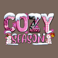 Pink Cozy Season With Snowman Ado Premium Hoodie | Teevron