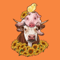 Cow With Pig And Chick Premium Sweatshirt | Teevron