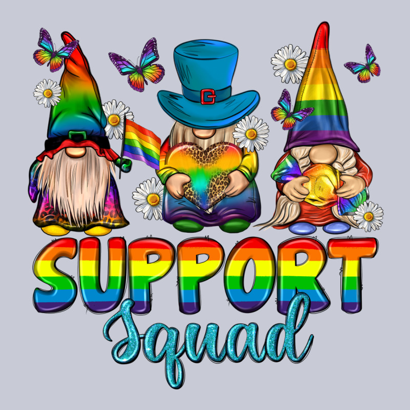 Support Squad Pride Gnomies Heavyweight Hoodie by texasbilliewilder | Teevron