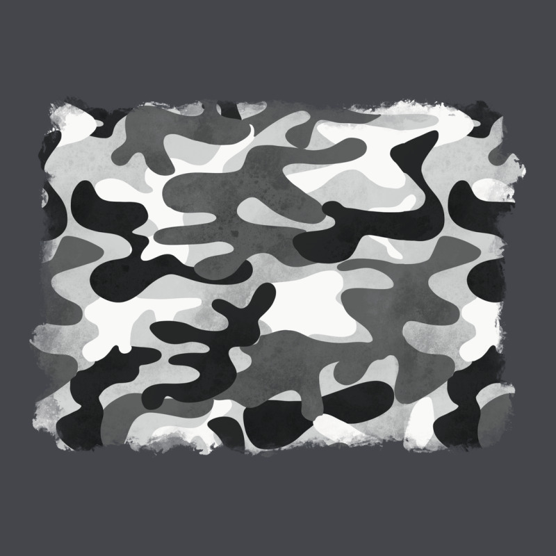 Black And White Camouflage Long Sleeve Tee by BarkalooDesign | Teevron