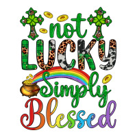 Western St. Patrick's Day Cross Not Lucky Simply Blessed | Teevron