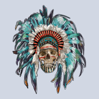Indian Headdress With Native American Skull Premium Sweatshirt | Teevron