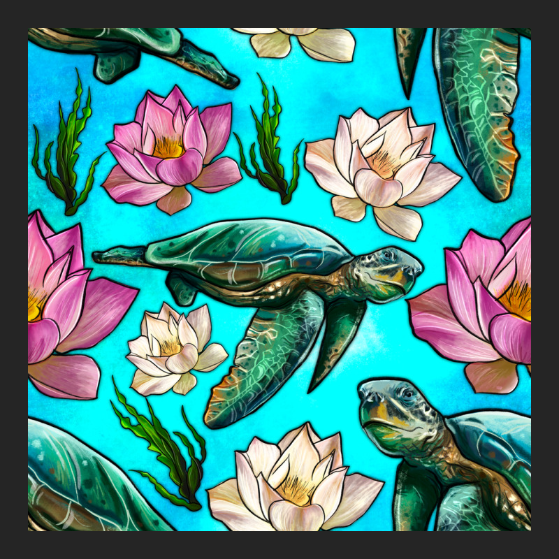 Sea Turtle Seamless Pattern Premium Hoodie by BundleAndBundleShop | Teevron