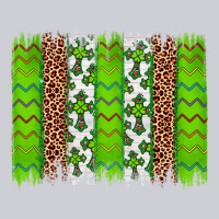 Western St. Patrick's Shamrock Cross Leopard Brushstroke Urban Hoodie | Teevron
