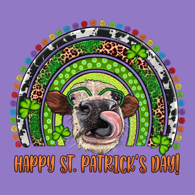 Western Happy St. Patrick's Day Cow Rainbow Urban Hoodie by Artiststas | Teevron