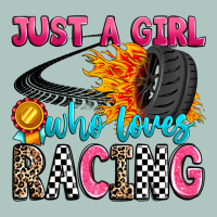 Just A Girl Who Loves Racing Premium Sweatshirt | Teevron