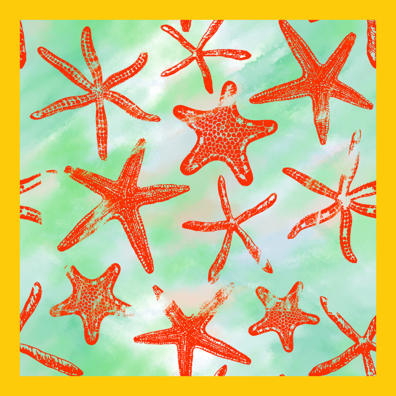 Starfish Seamless Pattern Premium Hoodie by BundleAndBundleShop | Teevron