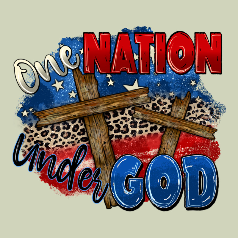 One Nation Under God Heavyweight Hoodie by Zillion Design Studio | Teevron