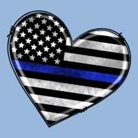 American Thin Blue Line Flag Premium Hoodie | Teevron