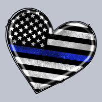 American Thin Blue Line Flag Premium Hoodie | Teevron