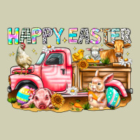 Happy Easter Animal Farm Truck Heavy Core Tee | Teevron