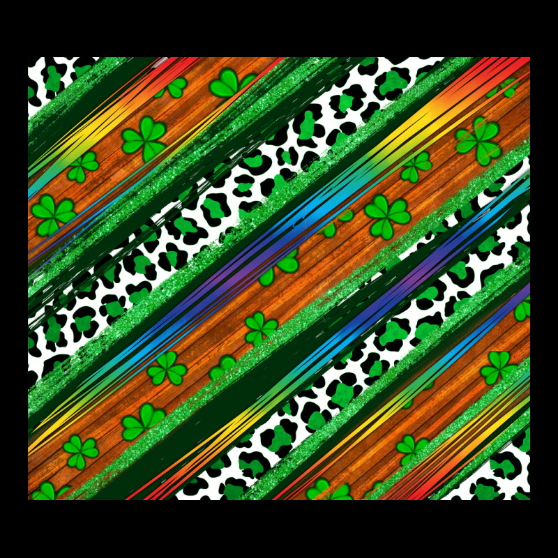 St Patricks Day Leopard Rainbow Urban Hoodie by Artiststas | Teevron