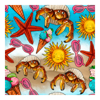 beach seamless pattern | Teevron
