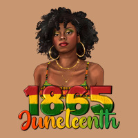 1865 Juneteenth With Afro Black Woman Heavyweight Hoodie | Teevron