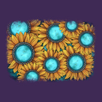 Sunflower Gemstone Background Premium Hoodie | Teevron