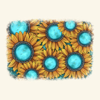 Sunflower Gemstone Background Premium Hoodie | Teevron