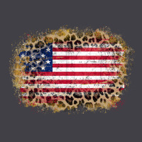 America Leopard Glitter Flag Heavyweight Hoodie | Teevron