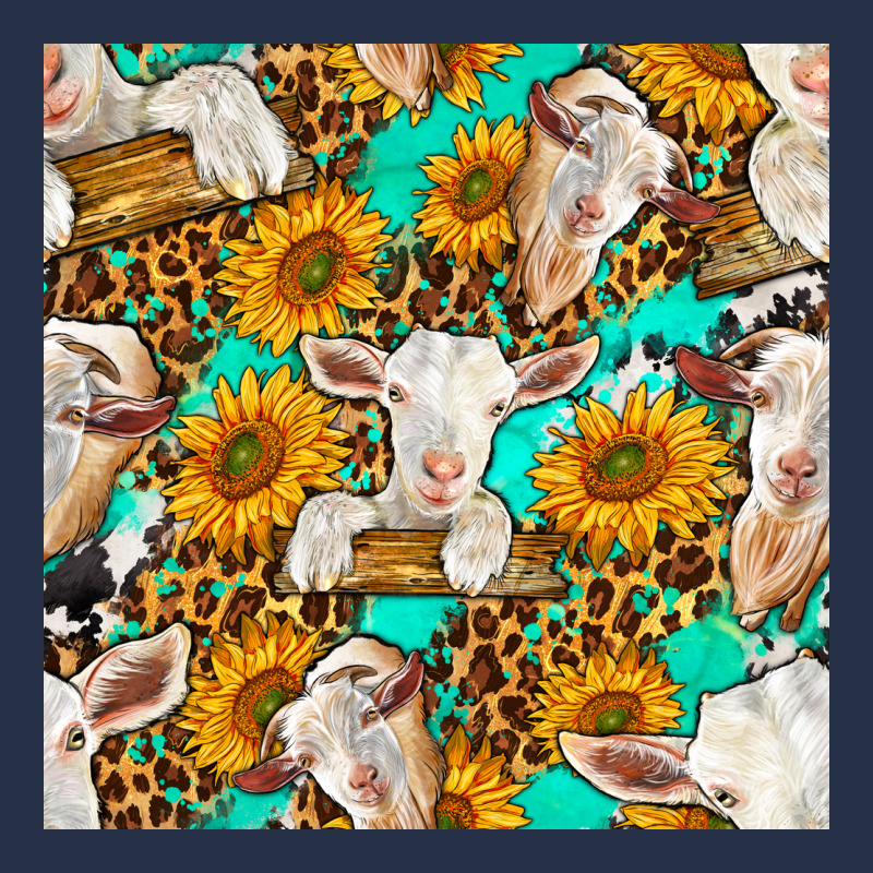 Sunflowers And Goat Western Seamless Pattern Premium Hoodie by BundleAndBundleShop | Teevron