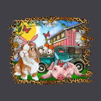 Easter Farm Bunny And Pig Heavyweight Hoodie | Teevron