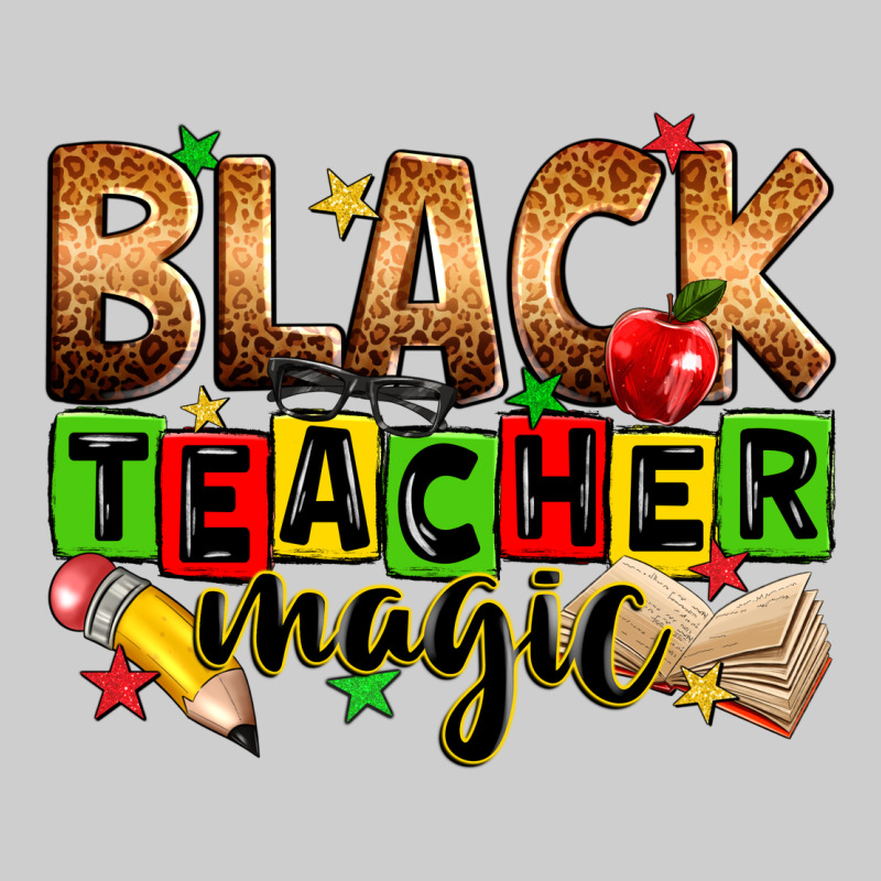 Black Teacher Magic Premium Sweatshirt by Zillion Design Studio | Teevron