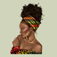 Afro Black Woman Profile Juneteenth Heavyweight Hoodie | Teevron