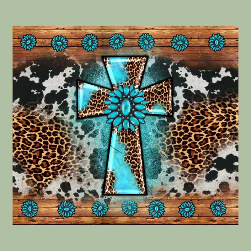 Gemstone Leopard Cross Urban Hoodie by AdoDesignShop | Teevron