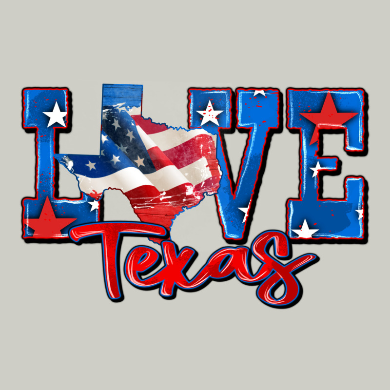 Love Texas Map Heavyweight Hoodie by Zillion Design Studio | Teevron