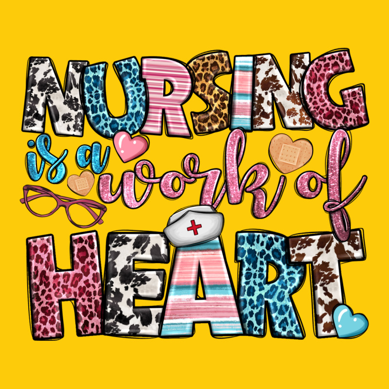 Nursing Is A Work Of Heart Premium Hoodie by BundleAndBundleShop | Teevron
