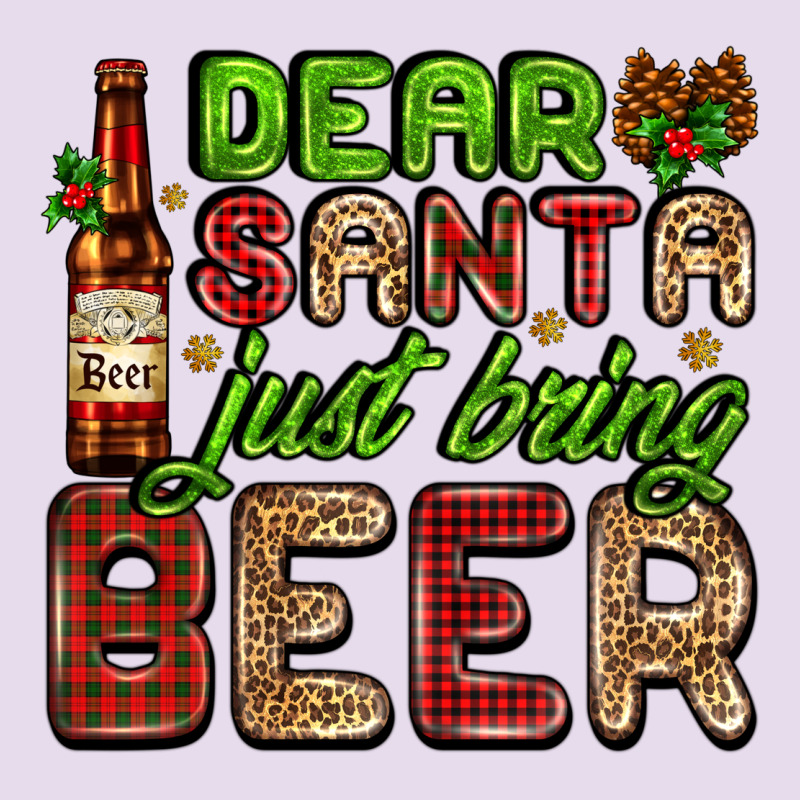 Dear Santa Just Bring A Beer With A Beer Bottle Premium Hoodie by AdoDesignShop | Teevron
