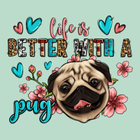 Life Is Better With A Pug Premium Hoodie | Teevron