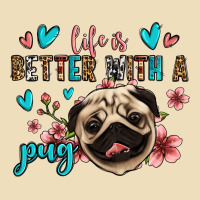 Life Is Better With A Pug Premium Hoodie | Teevron